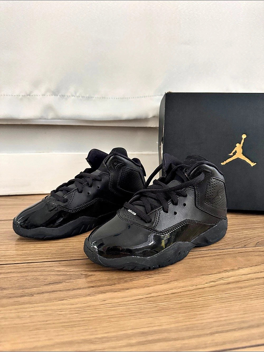 Jordan Air Jordan Dub Zero Triple Black Sneakers 13 C